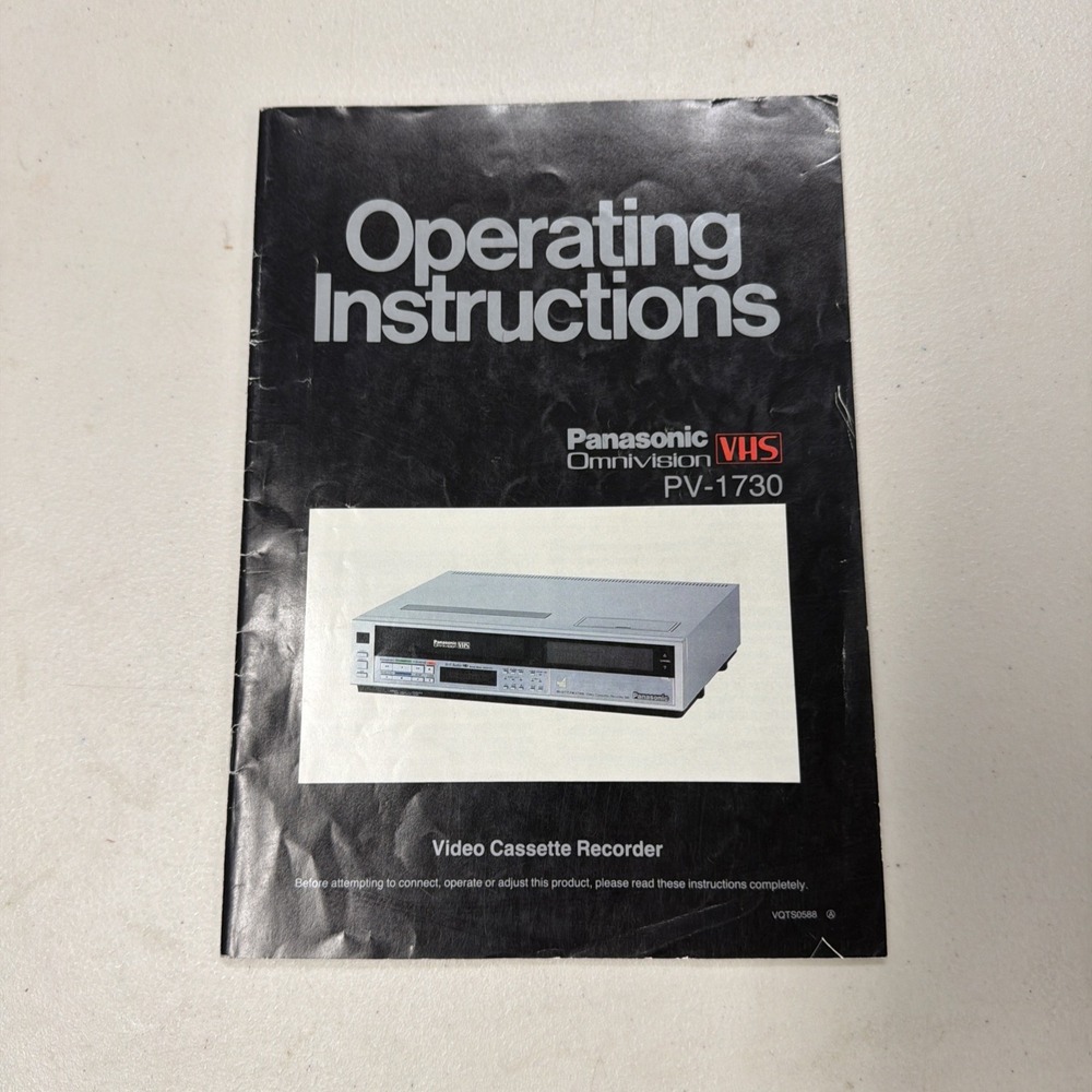 vintage Panasonic Omnivision PV-1730 Hi-Fi VHS Video Cassette Recorder